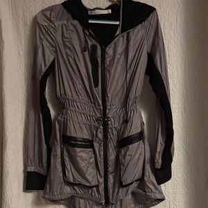 BLANC NOIR Gray and Black Utility Jacket